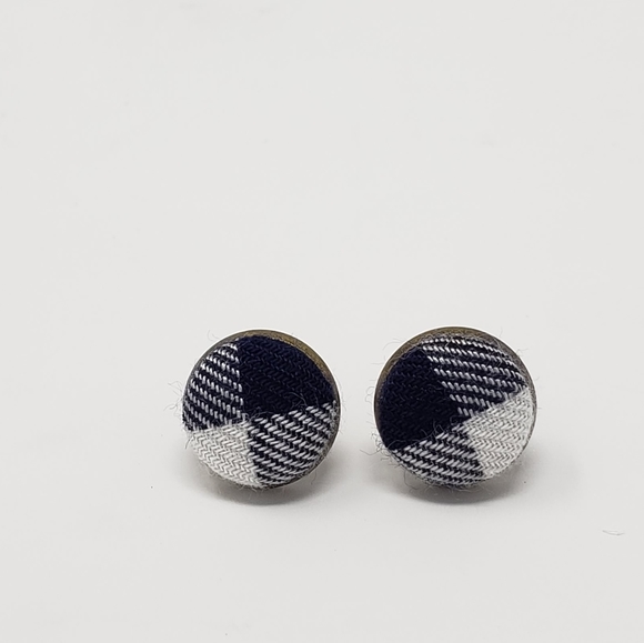 Handmade by Huffychic Jewelry - 3/$15 New Handmade | Upcycled Button Stud Earrings